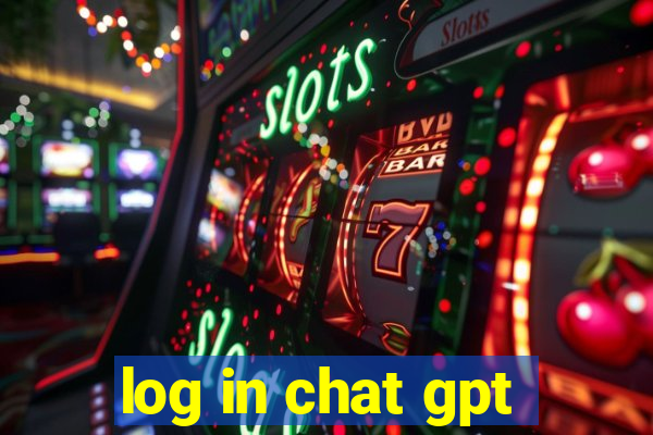 log in chat gpt